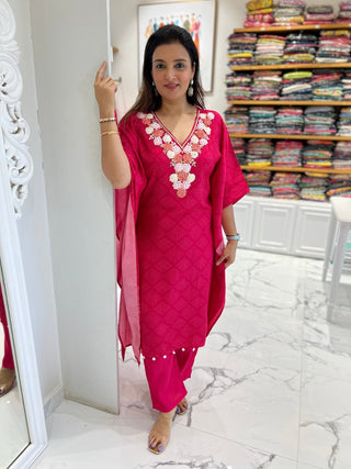 Applique Floral Kaftan - Preetibora