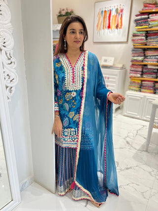 Arth Sharara Set - Preetibora