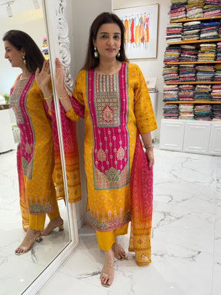 Banarasi Suit Set - Preetibora