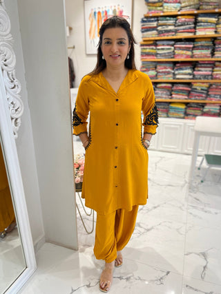 Cut Work Afghani Coord Set - Preetibora