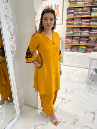 Cut Work Afghani Coord Set - Preetibora