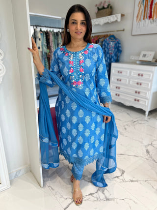 Fancy Parsi Suit Set - Preetibora