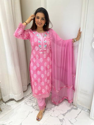 Fancy Parsi Suit Set - Preetibora