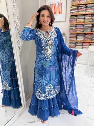 Festive Flair Indian One Piece - Preetibora