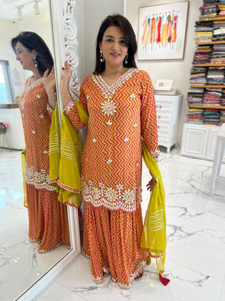 Fiza Sharara Set - Preetibora