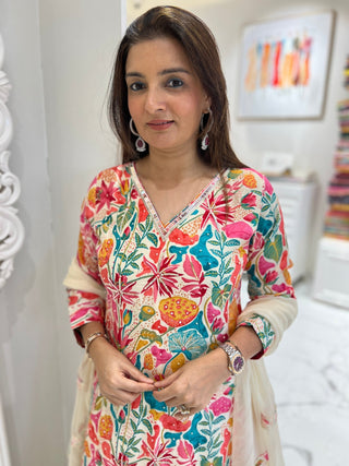 Floral Indian One Piece - Preetibora