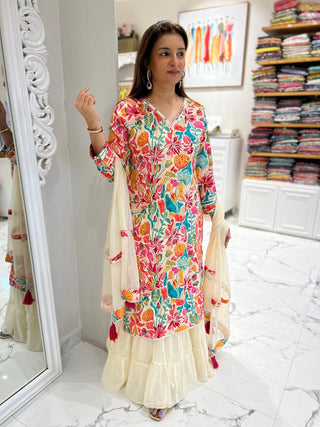 Floral Indian One Piece - Preetibora