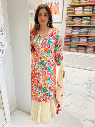 Floral Indian One Piece - Preetibora