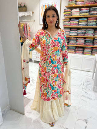 Floral Indian One Piece - Preetibora