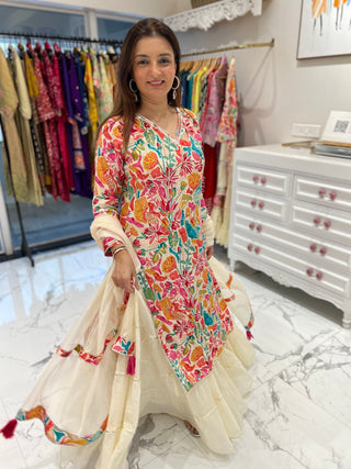 Floral Indian One Piece - Preetibora