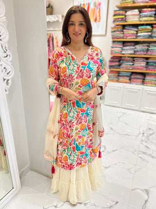 Floral Indian One Piece - Preetibora