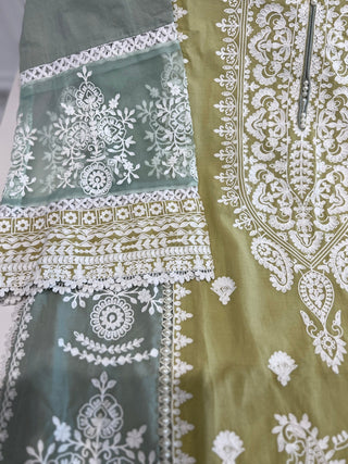 Nur Jahan Karachi Dupatta Set - Preetibora