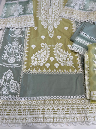 Nur Jahan Karachi Dupatta Set - Preetibora