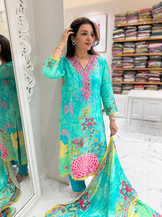 Pastel Elegance Suit Set - Preetibora