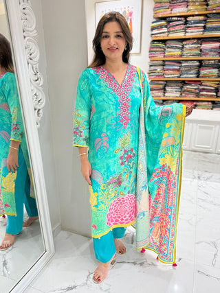 Pastel Elegance Suit Set - Preetibora