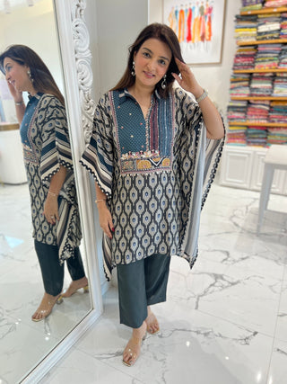 Patola Kaftan Set - Preetibora