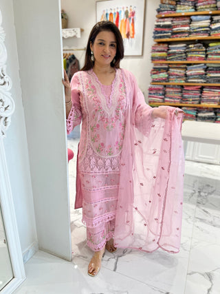 Raya Karachi Dupatta Set - Preetibora