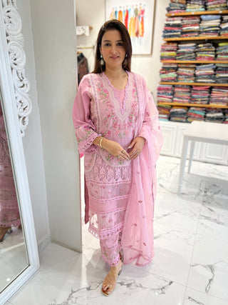 Raya Karachi Dupatta Set - Preetibora