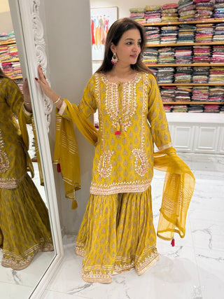 Royal Sharara Set - Preetibora