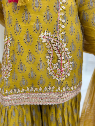 Royal Sharara Set - Preetibora