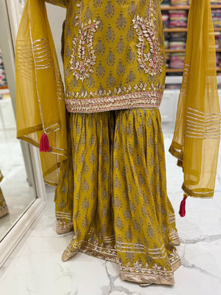 Royal Sharara Set - Preetibora