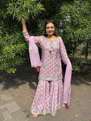 Royal Sharara Set - Preetibora