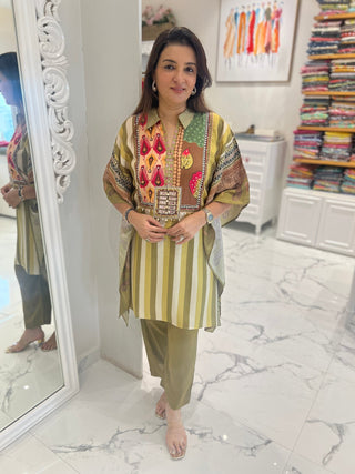 Striped Kaftan - Preetibora