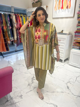 Striped Kaftan - Preetibora