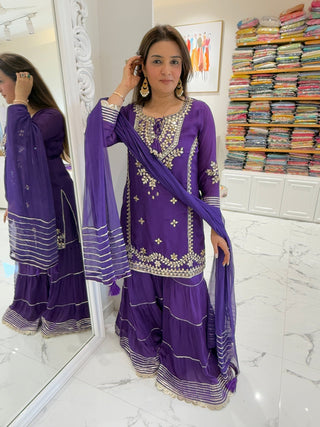 Taj Sharara Set - Preetibora